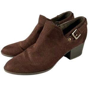 Unisa Brown Suede Chelsea Boots Womens Size 9M